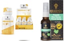 BEE and You Bundle: Propolis Shot with Vitamin C, D3 and Zinc with Propolis Raw Honey Throat Spray, Ultra Pure, 100% Natural, Immune Support, Superfood