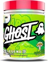 GHOST Legend All Out Pre-Workout Powder, Warheads Sour Green Apple - 20 Servings - Pre-Workout Supplement for Men & Women - Energy & Pumps - Caffeine, L-Citrulline, & Beta Alanine Blend - Sugar Free