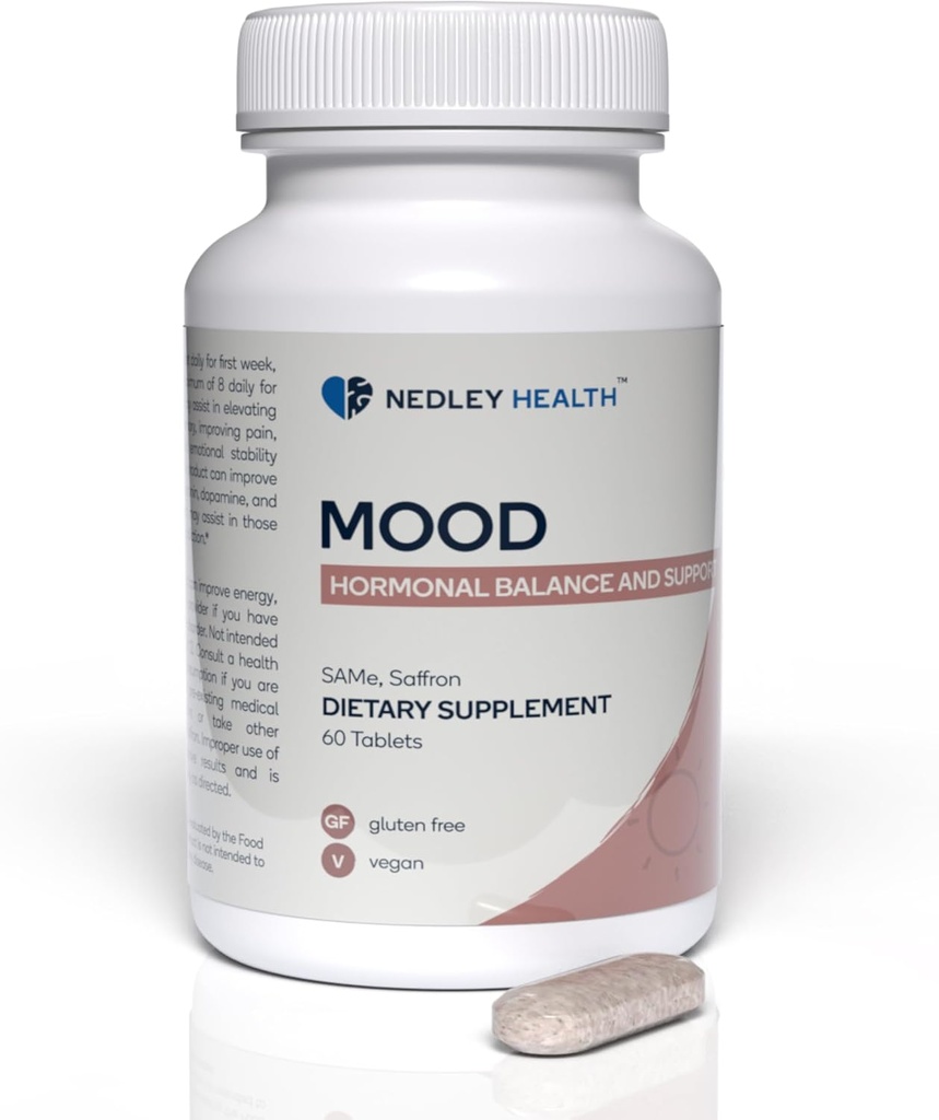 Mood - Emotional Balance & Serotonin Support Supplement - Same, Saffron Extract - 60 Tablets (Mood)