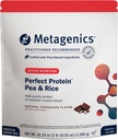 Metagenics Perfect Protein Pea & Rice - Plant-Based Protein Powder with 20g Protein & 3.5g BCAAs - Supports Muscle Growth & Recovery - Non-GMO, Gluten-Free, Dairy-Free - Chocolate - 30 Servings