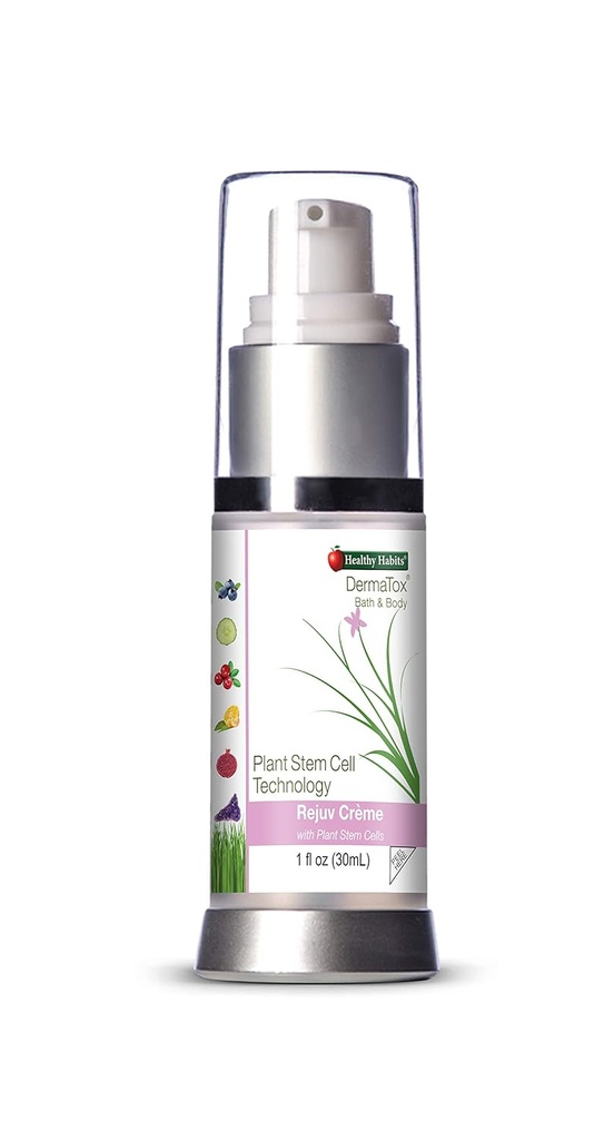 Healthy Habits Rejuv Crème with Plant Stem Cell - An All Natural, Safe and Effective Formula to Support Anti-Aging Skin Care