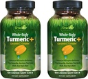 Irwin Naturals Whole Body Turmeric + Curcumin C3 Complex - 60 Liquid Soft-Gels, Pack of 2 - Supports Whole-Body Wellness - 60 Total Servings