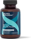 Neuro biologix Methyl Folate Plus, Advanced Blend of L-5 Methylfolate, Folinic Acid & B Vitamins, Supports Healthy Methylation, Brain & Heart Function for Men & Women, Gluten Free, 90 Capsules