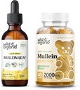 Wild & Organic Mullein Tincture 2 fl oz & Mullein Gummies 60 Count