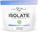 Muscle Feast Grass-Fed Whey Protein Isolate, All Natural Hormone Free Pasture Raised, Whey Isolate Protein Powder for Men and Women, Clean, Non-GMO & Gluten-Free, Isolate Protein - Unflavored, 5lb