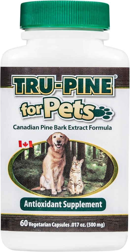 Essiac International Tru-Pine for Pets, 60 Capsules