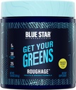 Blue Star Nutraceuticals ROUGHAGE - 38 Fruits & Greens Superfood Powder | No Artificial Flavors or sweeteners | Amazing Taste (Pineapple Coconut)