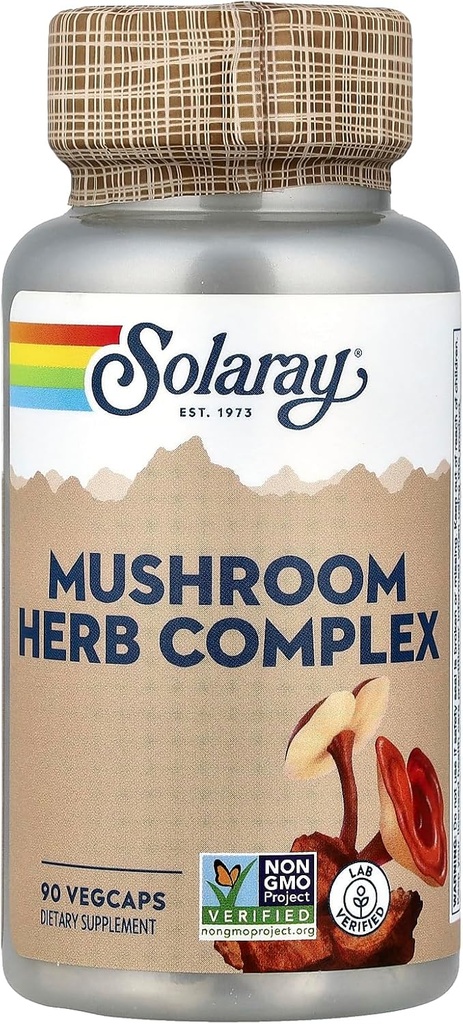Solaray Mushroom Complete 8-90 Vegetarian Capsules