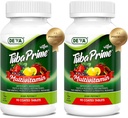 DEVA Tuba Prime Vegan Multivitamin High-Potency Vitamin and Mineral Dietary Supplement Antioxidants, Fruit and Vegetable Blend, Super Mushrooms, Probiotics, Prebiotics, Seeds, Herbs - 90 Tabs, 2-Pack