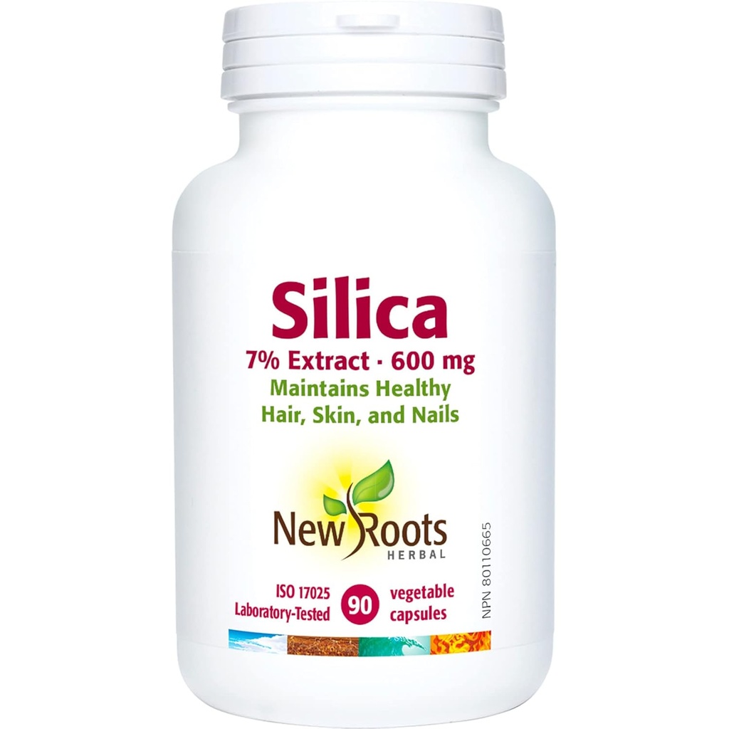 NEW ROOTS HERBAL Silica 7% Extract 600Mg, 90 CT