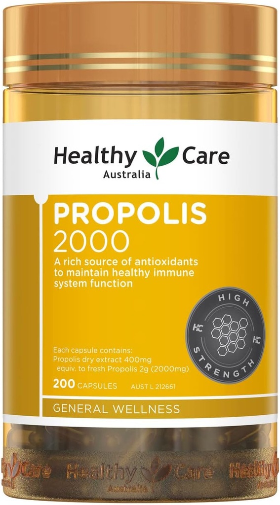 Healthy Care Propolis 2000mg 200 Capsules