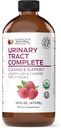 Complete Natural Urinary Tract Complete 12oz - Liquid Supplement for Urinary Tract Health with Organic Cranberry, D-Mannose, Beet Root, Fennel Seed, and Turmeric