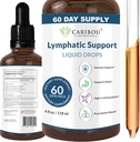 Lymphatic Drainage Drops - Lymphatic Drainage Supplements for Immune Support | High Potency Lymphatic Support Drops with Elderberry and Echinacea | 60 Servings - 4oz