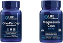 Life Extension One-Per-Day Multivitamin – Packed with Over 25 Vitamins, Minerals & Plant Extracts & Magnesium Caps, 500 mg, Magnesium Oxide, Citrate, Succinate, Heart Health