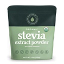 Organic 100% Pure Stevia Powder, 4 oz, Satisfies Sweet Cravings, Lowers Blood Sugar Levels for Diabetics, Bulk Powdered Stevia Extract Sweetener for Better Baking & Beverages, 800+ Servings by NatriSweet