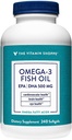 The Vitamin Shoppe Omega 3 Fish Oil 500MG EPA DHA - Heart Health, Brain Function & Joint Support, Molecularly Distilled (240 Softgels)