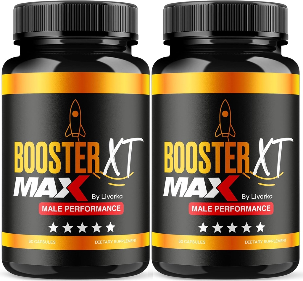 (2 Pack) Booster XT For Men, MAX Strength Men's Supplement, Booster XT, Booster XT for Men Reviews, BoosterXT, Booster XT Reviews, Buster XT, Booster X T Capsules Pro Supplement Pastilla, 120 Capsules