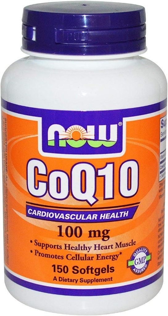 NOW Foods Coq10 100mg 2*150 Softgels