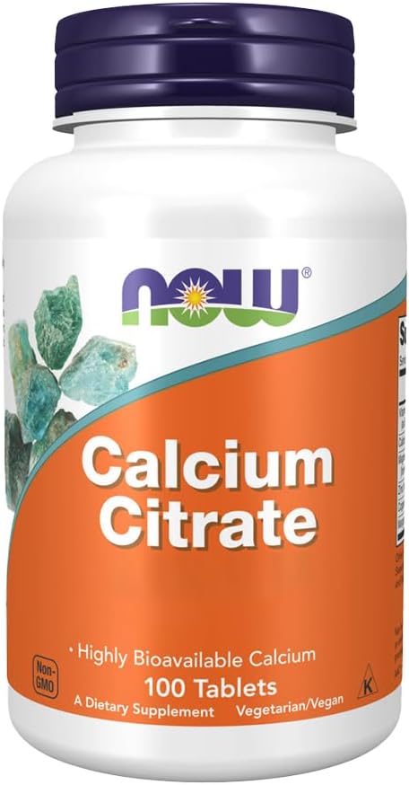 Calcium Citrate with Minerals and D, 100 Tablets, Now Foods