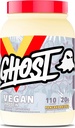 GHOST Vegan Protein Powder, Pancake Batter – 2lb, 20g of Protein- Plant-Based Pea & Organic Pumpkin Protein - ­Post Workout & Nutrition Shakes, Smoothies, & Baking - Soy & Gluten-Free