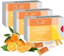 Vitamin C Liposomal (500mg) & Zinc |Enhance Travel Energy, Vitality & Immunity | Combat Travel Fatigue & Oxidative Stress | Advanced Absorption Technology | Fast-Acting | 30 Sticks