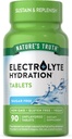 Nature's Truth Electrolyte Tablets | No Sugar | 90 Count | Vegan, Non-GMO & Gluten Free Hydration Supplement | With Minerals