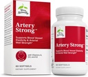 Terry Naturally Artery Strong - Cardio Health & Vascular Elasticity and Strength Support - Cardiovascular Support Supplement with Vitamins A & D3 - Aids Blood Vessel Elasticity - 60 Softgels