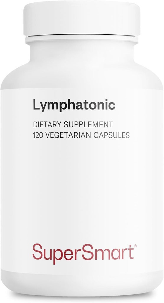 Supersmart - Lymphatonic 40mg per Day - Lymphatic Drainage Supplement - Melilotus Officinalis | Non-GMO & Gluten Free - 120 Vegetarian Capsules