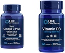 Life Extension Super Omega-3 Plus EPA/DHA Fish Oil, Sesame Lignans & Vitamin D3 125 mcg (5000 IU), Bone Health, Brain Performance