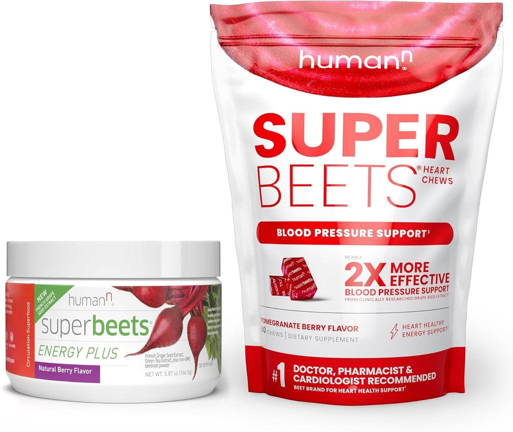 Humann SuperBeets Energy Plus & Heart Chews