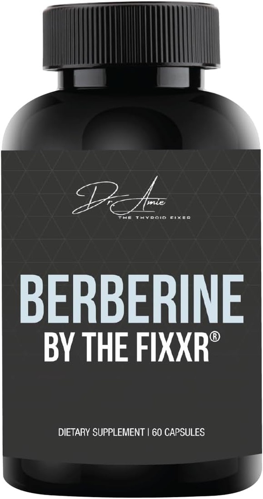 Berberine HCI by Dr. Amie | 1200 mg Berberine per Serving | 30 Day Supply, 60 Capsules