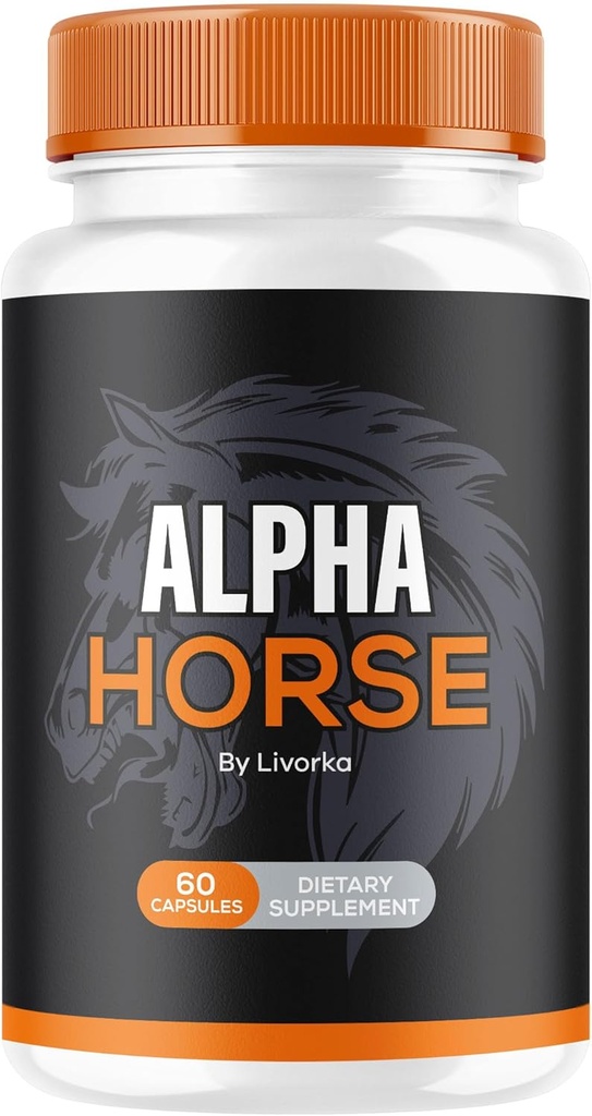 Alpha Horse, Alpha Horse Pills for Men, Alpha Horse Capsules, Alpha Horse Supplement, Alpha Horse Vitamin All Natural Premium Formula, Alpha Horse Supplement Support, 60 Capsules for 1 Month