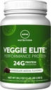 MRM Nutrition Veggie Elite Performance Protein | Chocolate Mocha Flavor | Plant-Based Protein Powder with BCAAs | Vegan + Gluten-Free | Digestive Enzymes | Easy to Digest | 31 Servings