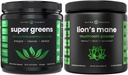 NutraChamps Greens Super Food Powder & Lion's Mane Powder