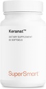 Supersmart - Keranat (Advanced Formula with Biotin) - Hair Supplement for Volume & Growth - Hair Loss Vitamins | Non-GMO & Gluten Free - 60 Softgels