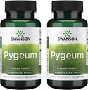 Swanson Pygeum - Herbal Supplement Promoting Male Prostate Health, Bladder, and Urinary Tract Health Support - Mens Health Supplement - (100 Capsules, 125mg Each) 2 Pack