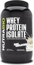 NutraBio 100% Whey Protein Isolate Protein Powder, 25g Protein with Complete Amino Acid Profile, Non-GMO, Soy & Gluten Free, Low Carb, Low Calorie Whey Protein Powder, Raw Unflavored, 2 Lbs
