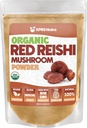 XPRS Nutra Organic Red Reishi Mushroom Powder - Premium Reishi Powder for Cognition - Vegan Reishi Mushrooms for Longevity and Energy (8 Ounce)