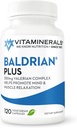 Vitaminerals 33+ Baldrian® Plus Natural Relaxing Support Standardized Valerian Extract (120)