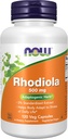 NOW Supplements, Rhodiola 500 mg, Helps Body Adapt to Stress of Daily Life*, Adaptogenic Herb*, 60 Veg Capsules