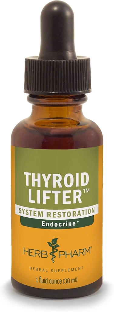 Herb Pharm Thyroid Lifter Liquid Herbal Formula for Endocrine System Support - 1 Ounce