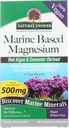 Nature's Answer Marine Based Magnesium, Super Concentrated 500mg | Plant Based | Red Algae & Seawater Derived | Alcohol-Free & Gluten-Free | Vegetarian Capsules 90ct