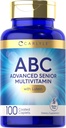 Carlyle Senior Multivitamin for Over 60 | 100 Caplets | with Lutein & Lycopene | ABC Advanced Supplement for Men and Women | Non-GMO, Gluten Free