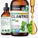 BIO KRAUTER Cilantro Supplement - Rich Source of Antioxidants - Natural Cleansing & Detox Cilantro Extract - Vegan, Alcohol Free Drops 4 Fl.Oz.