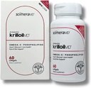 ScimeraMD® KrillOilMD Antarctic Krill Oil Omega 3 DHA EPA Supplement with Astaxanthin for Heart, Brain, and Joint Support, 60 CT