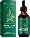 Mullein Drops for Lungs, Natural Mullein Leaf Extract, Mullein and Chlorophyll Drops for Lungs, Breathing Support Supplement (2 Fl Oz/1Pack)