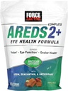 FORCE FACTOR AREDS2+ Eye Vitamins with Lutein & Zeaxanthin, AREDS 2 Formula to Support Macular Carotenoids, Eye Health Supplements for Adults to Support Vision, Tropical Punch Flavor, 60 Soft Chews