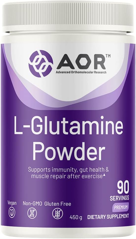 L-Glutamine Powder 450g, Supports Immunity and Gut Health, Dietary Supplement, 90 Servings