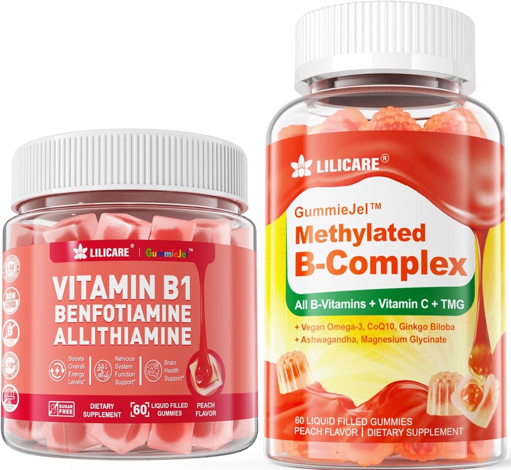 Vitamin B Complex Filled Gummies+Vitamin B1 Gummies