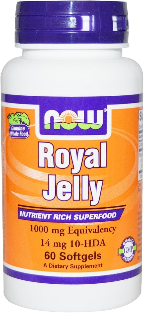 NOW Foods - Royal Jelly 1000 mg. - 60 Softgels